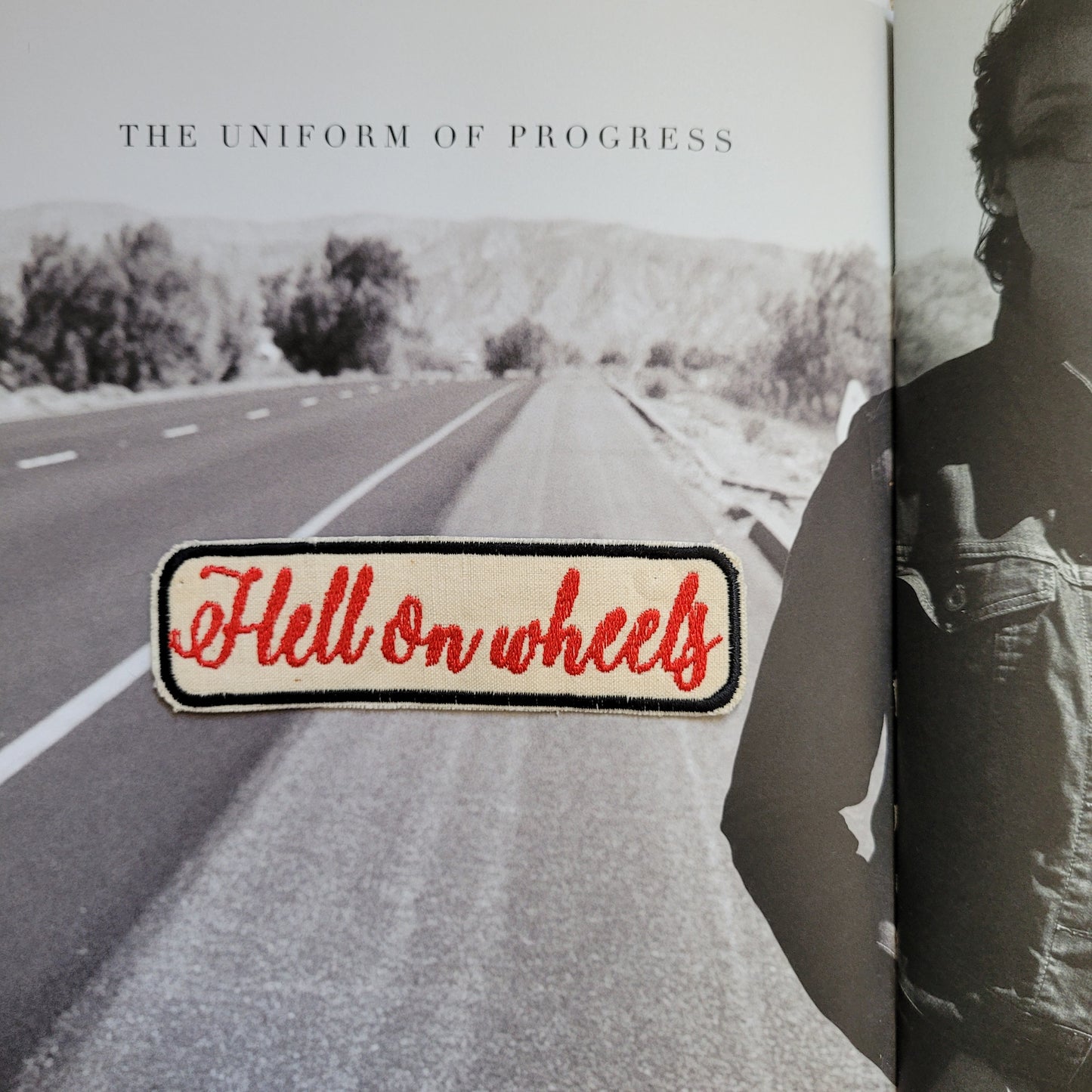 Patch Brodé "Hell on wheels" Perfect on your cut EN COTON - PUNK & COTON