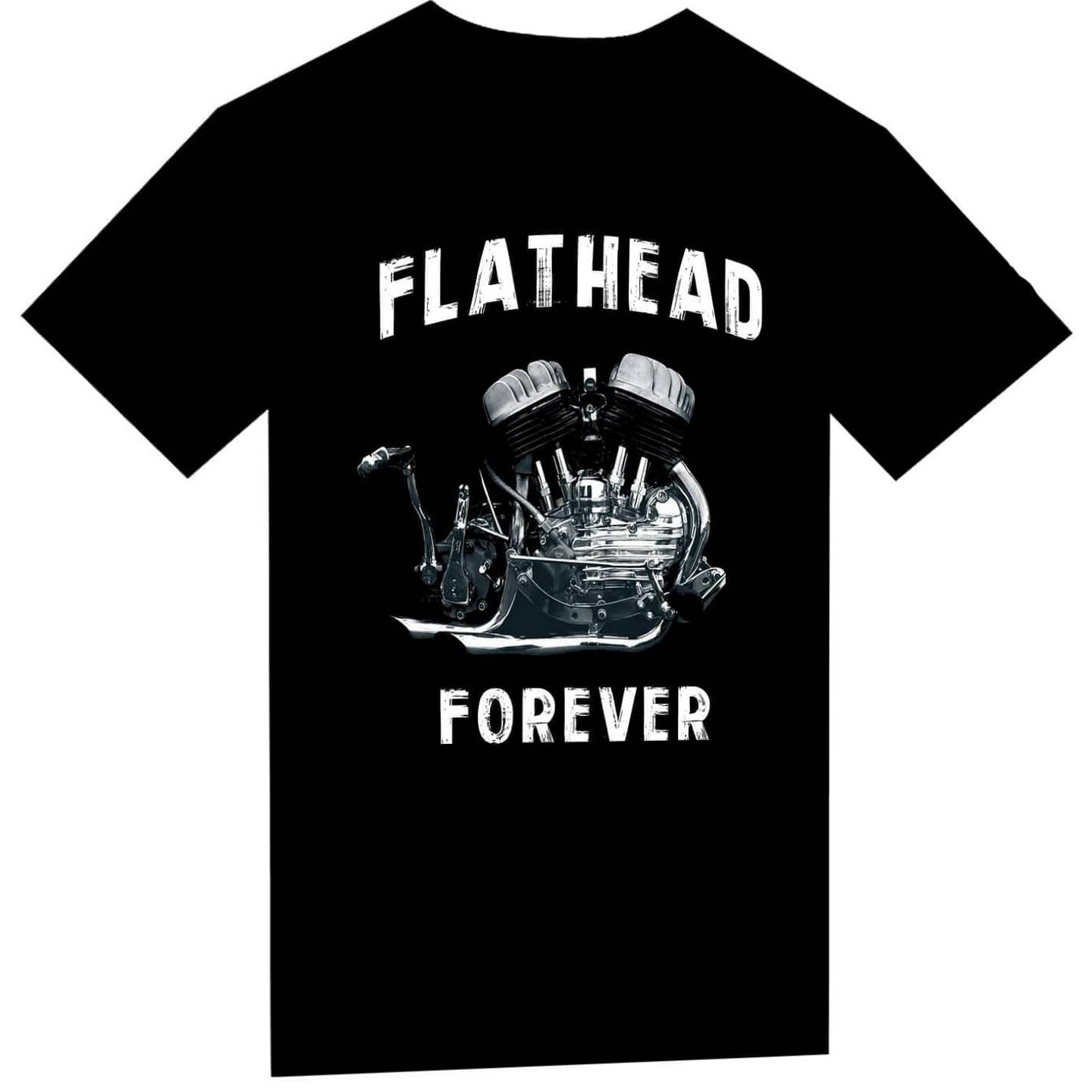 T-shirt "Flathead Forever" MOTORCYCLE - PUNK & COTON