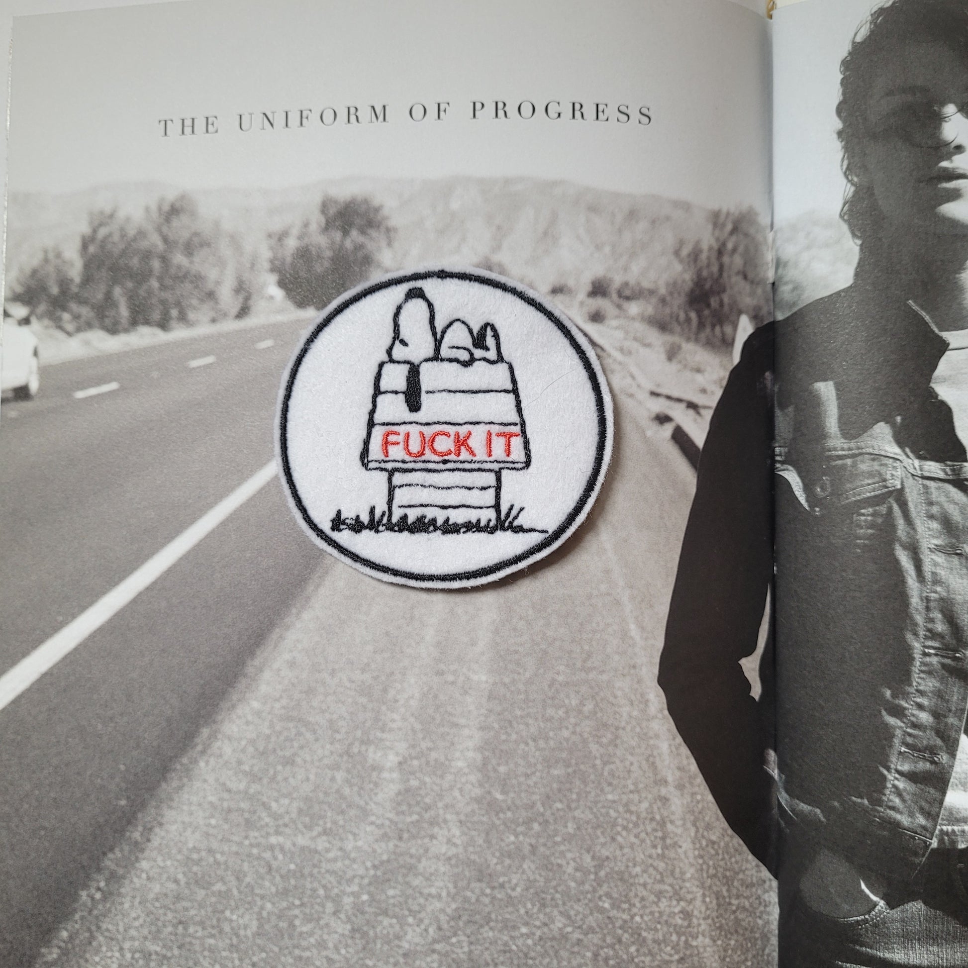 Patch Brodé Snoopy Fuck it - PUNK & COTON