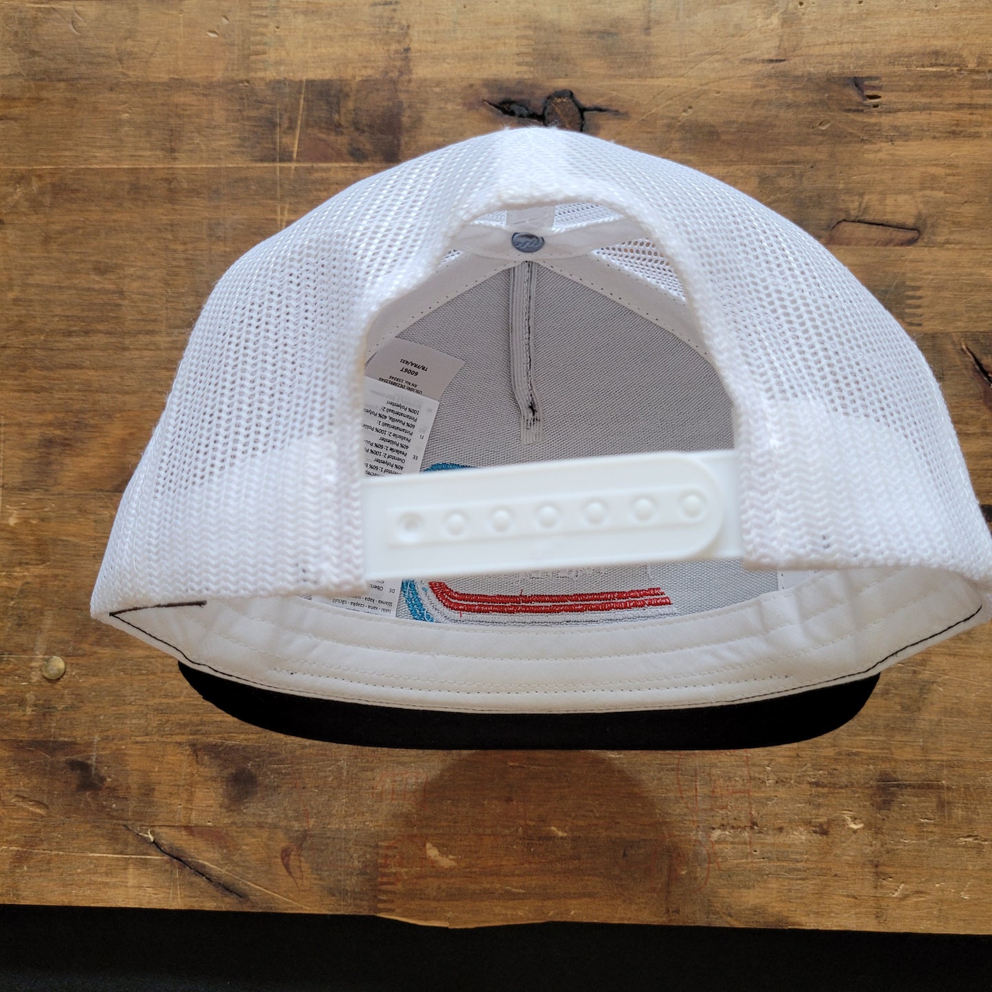 Trucker Cap  Brodé "FOREVER TWO WHEELS" Version Fond Noir / Blanc - PUNK & COTON