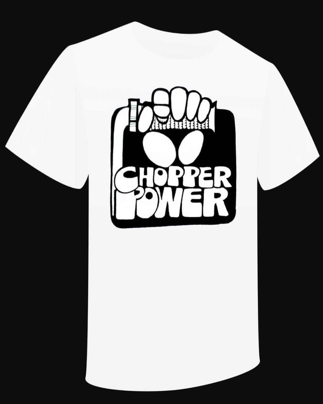 T-Shirt "Chopper Power" BIKE MOTO OLD VINTAGE DESIGN LOGO - PUNK & COTON