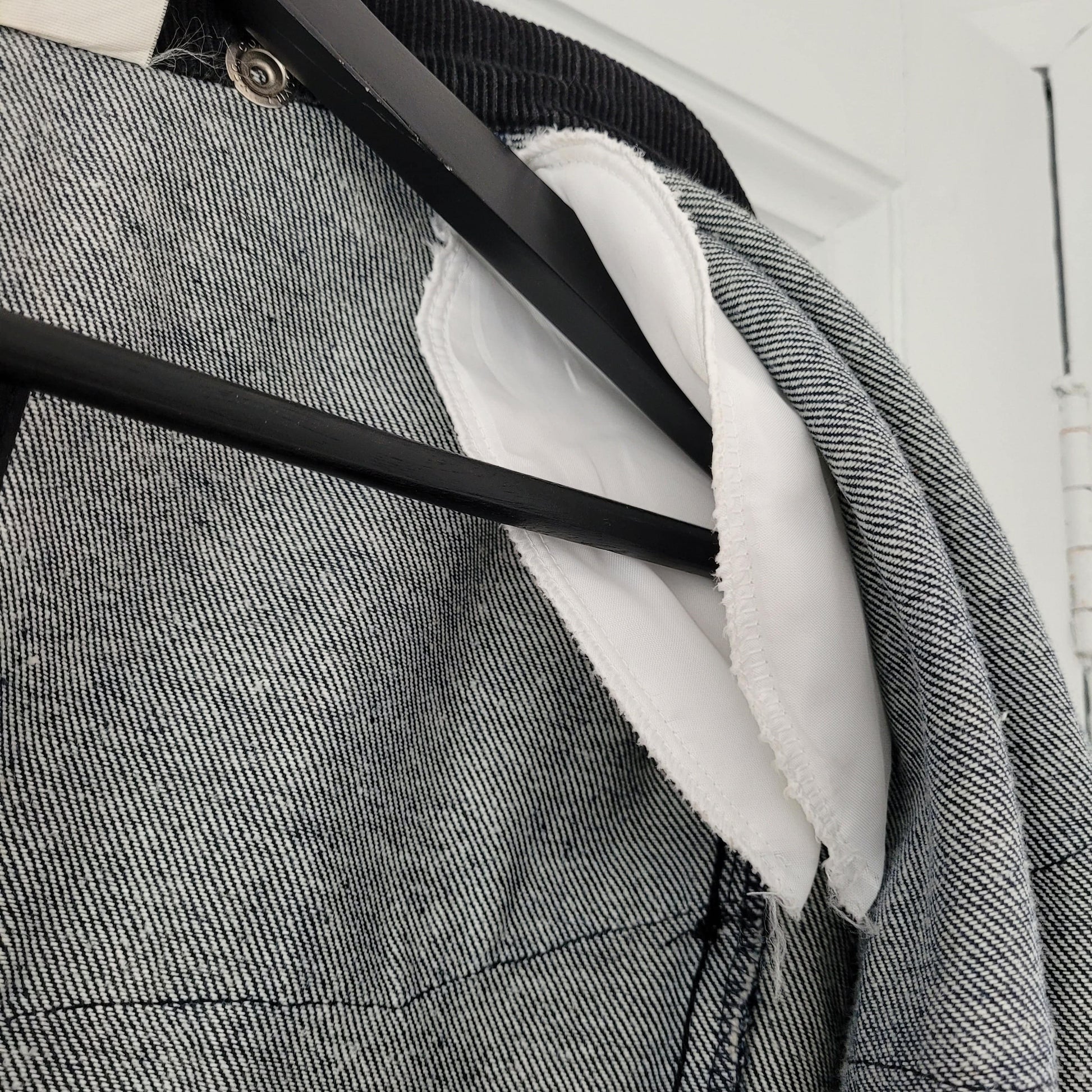 Long rider denim raincoat / impermeable en jean long moto, cavalier - L'Insoumis Clothing