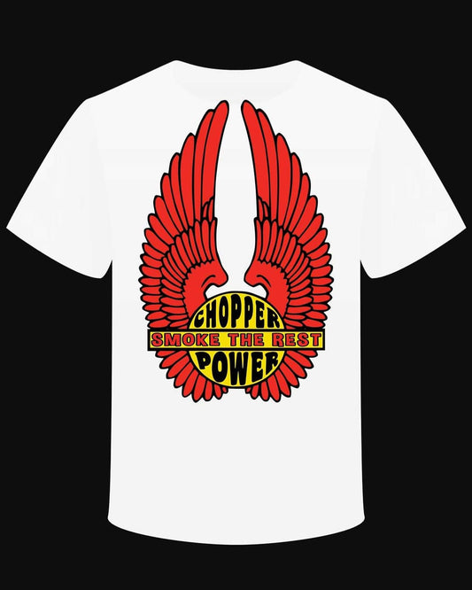 T-shirt "Chopper Power Smoke the Rest" - L'Insoumis Clothing