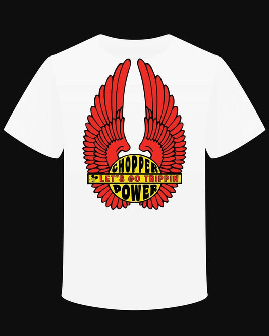 T-shirt "Chopper Power Let's go trippin" - L'Insoumis Clothing