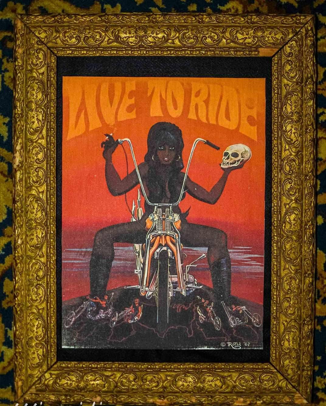 Backpatch "Live to Ride" - L'Insoumis Clothing