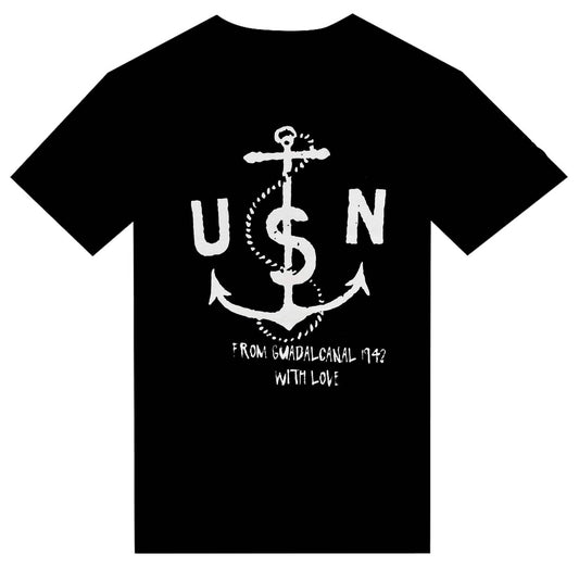 T-shirt "USN From Guadalcanal 1942 with Love" - L'Insoumis Clothing