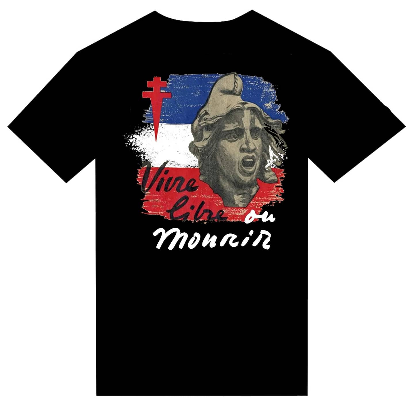 T-shirt "Vivre Libre ou Mourir" - L'Insoumis Clothing