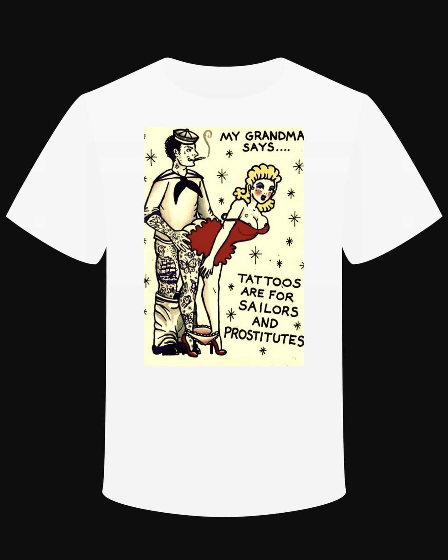 T-shirt "My Grandma says..." - L'Insoumis Clothing