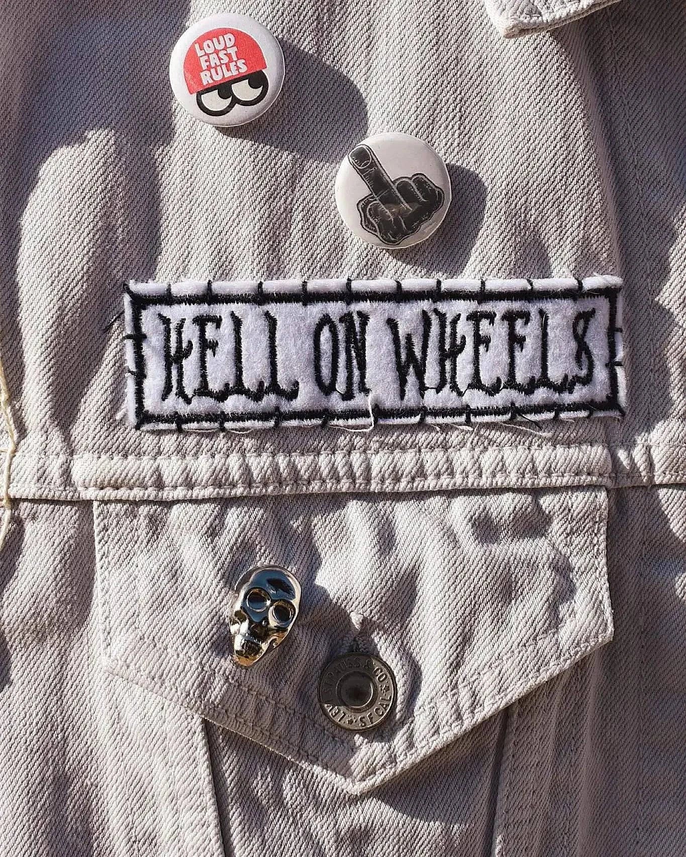 "ENDLESS RIDE" Handpainted Levi's Jacket/ veste peinte à la main - L'Insoumis Clothing