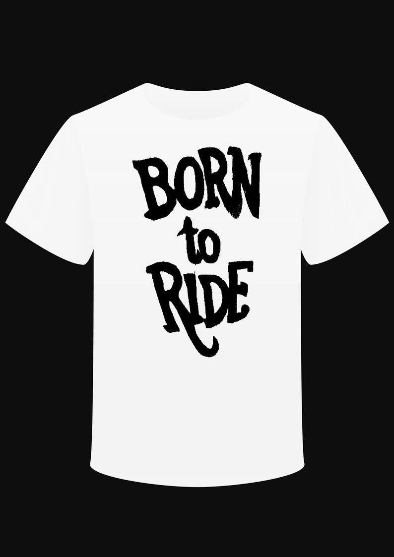 T-shirt "Born to Ride" - L'Insoumis Clothing